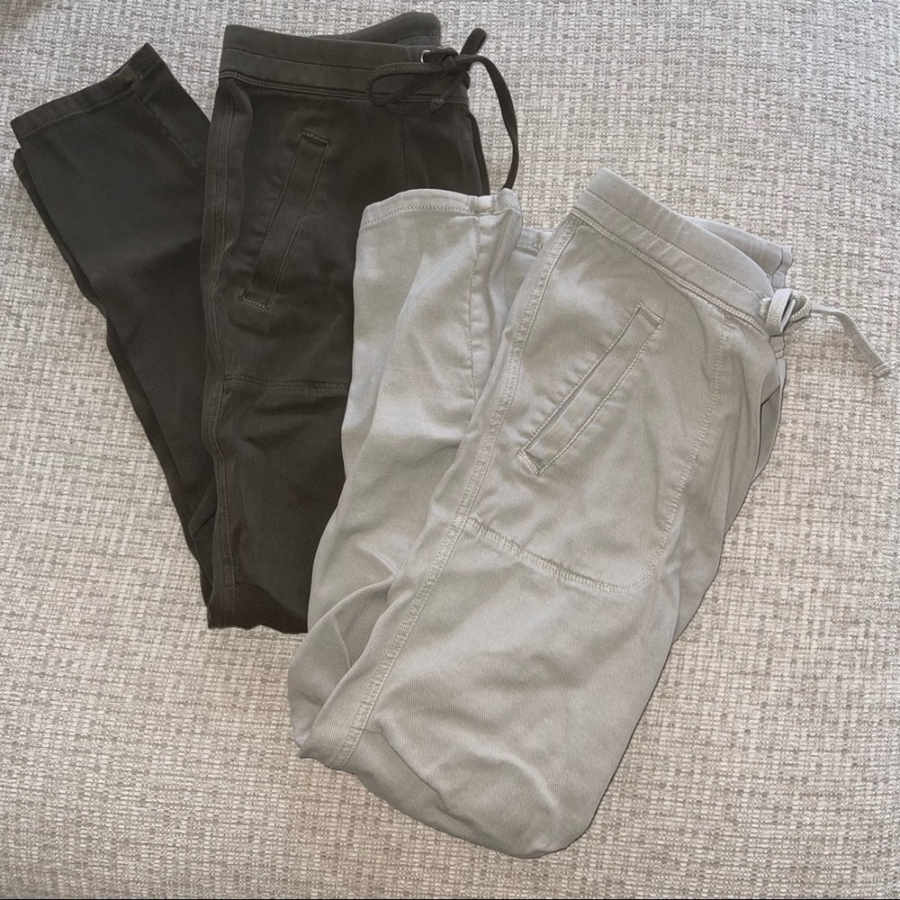 2 pairs of James Perse mens joggers